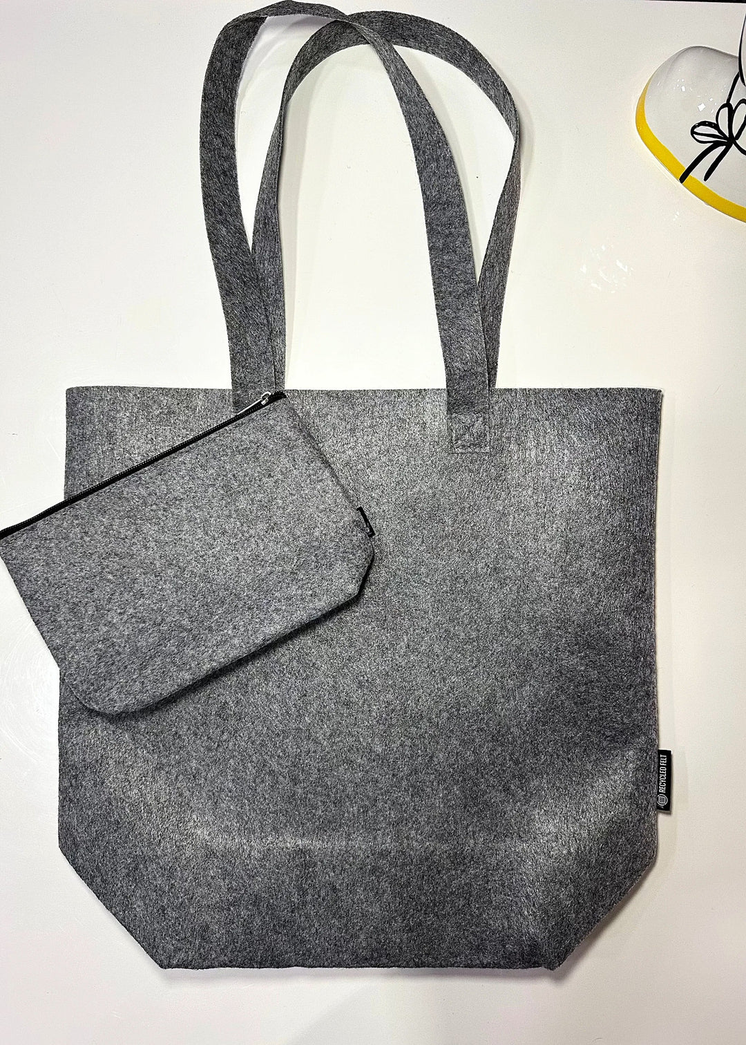 Shop Bag Feltro grigia