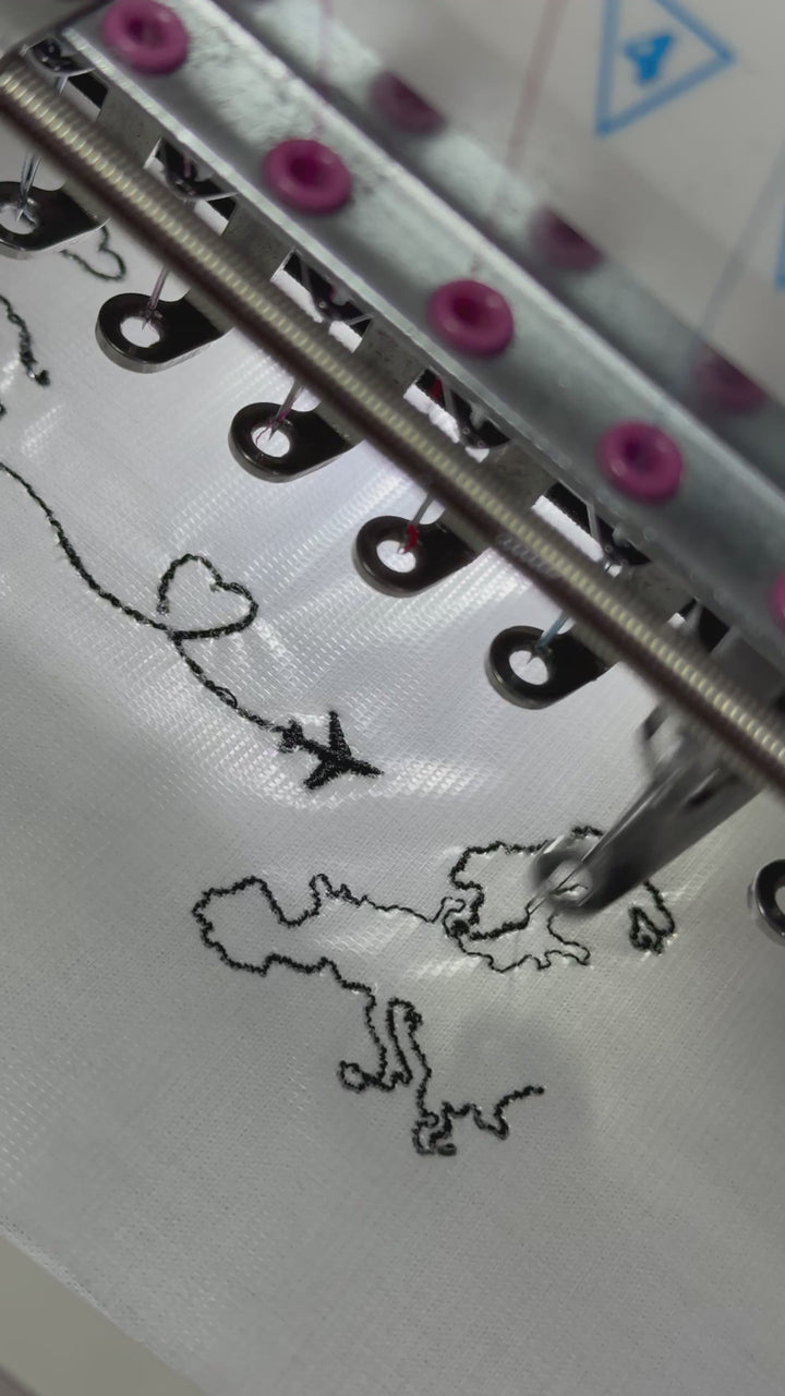 Federe ricamate in cotone per un sonno personalizzato
